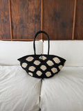 Araw-Araw Tote in Charcoal Polka
